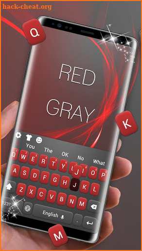 Red Gray Keyboard screenshot