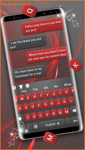 Red Gray Keyboard screenshot