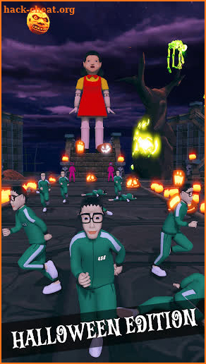 Red Green Light Halloween Game screenshot