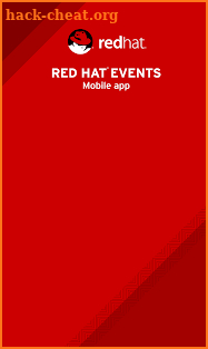 Red Hat events screenshot