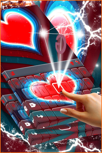 Red Heart Keyboard screenshot