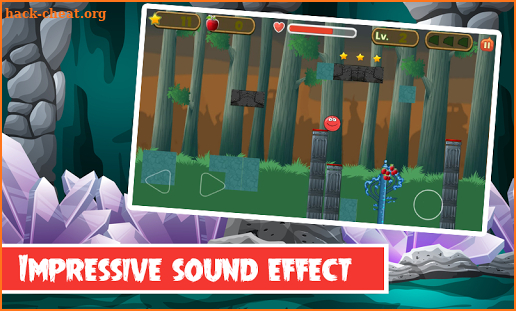 Red Hero 4 - Bounce Ball Adventure 2 screenshot