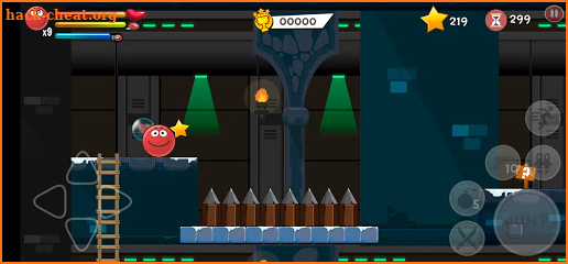 Red Hero 5: Red roller Ball Hero Adventure screenshot