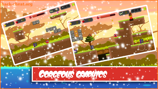 Red Hero Ball - Bounce Ball Adventure screenshot