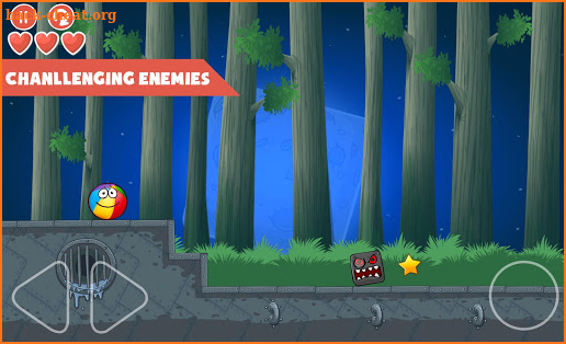 Red Hero : Bounce Ball 5 screenshot