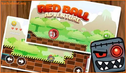 Red Hero Jungle - Bounce Ball Adventure screenshot