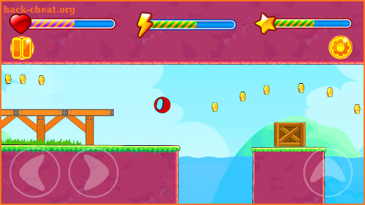 Red Imposter Bounce Hero Ball Among Us Jump Roll screenshot