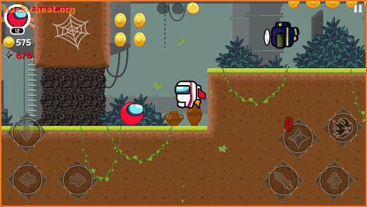 Red Imposter Hero 4 : Ball Bounce Adventure screenshot
