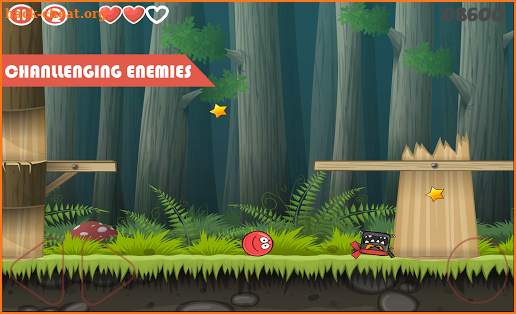 Red Jump Ball 4 Vol 2: Red ball Adventure screenshot
