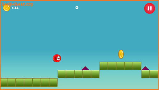Red Jumping Bounce Ball screenshot