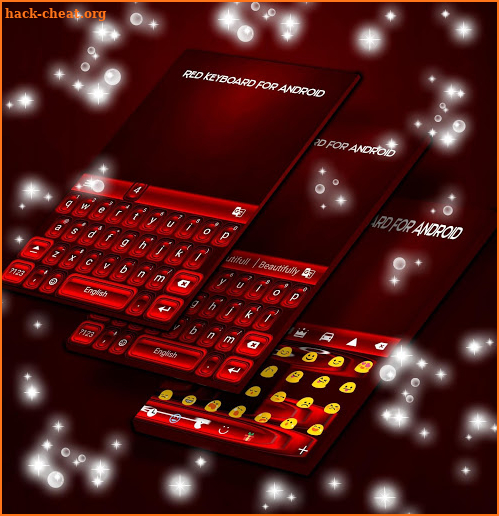 Red Keyboard For Android screenshot