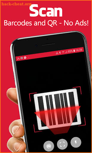 Red Laser Barcode Scanner + QR Reader screenshot