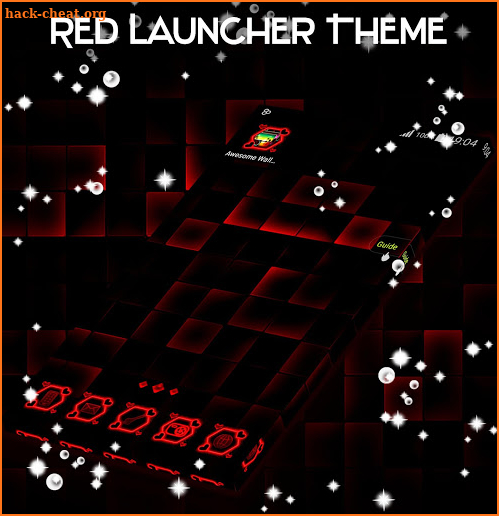 Red Launcher Theme screenshot