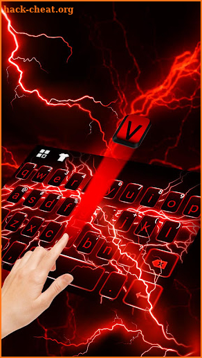 Red Lightning Theme screenshot
