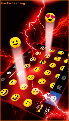 Red Lightning Theme screenshot