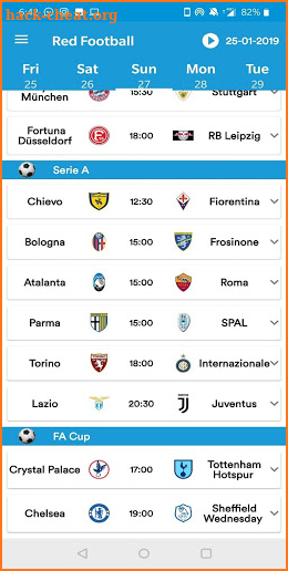 Red Live Football TV - Matches screenshot