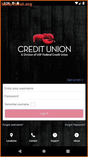 Red Lobster CU Mobile Banking screenshot