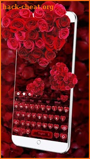 Red Love Rose Keyboard screenshot