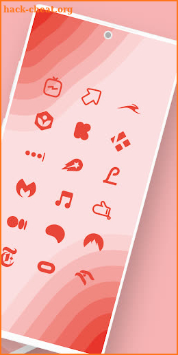 Red Minimal - Icon Pack screenshot
