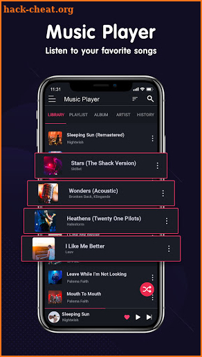 RED Music Player screenshot