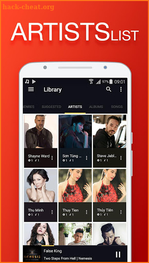 Red Music Player Pro - Offline music screenshot
