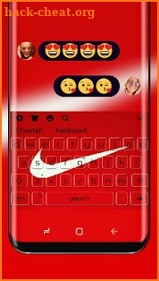 Red Nike Keyboard screenshot