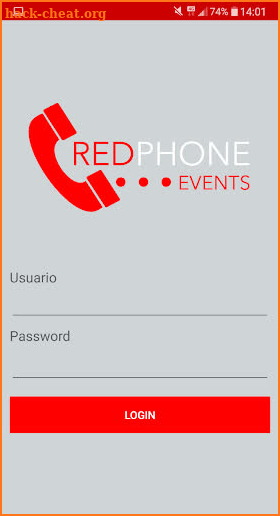 Red Phone Events screenshot