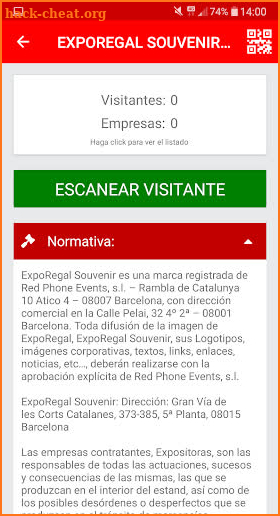 Red Phone Events screenshot