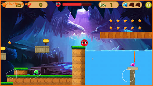 Red Pink Ball : Bouncing Ball Jungle 4 screenshot