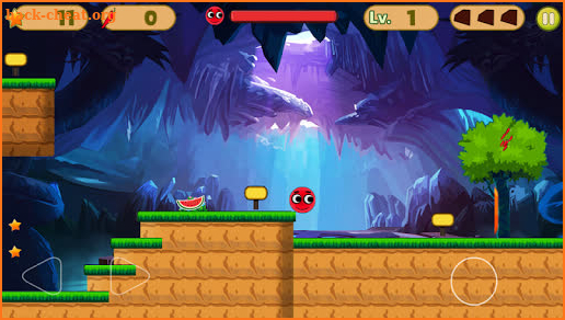 Red Pink Ball : Bouncing Ball Jungle 4 screenshot