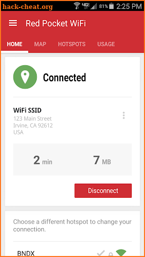 Red Pocket WiFi App screenshot