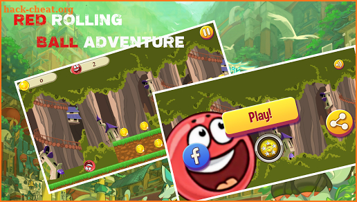 Red Rolling Ball Adventure screenshot