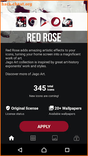 Red Rose - Icon Pack screenshot