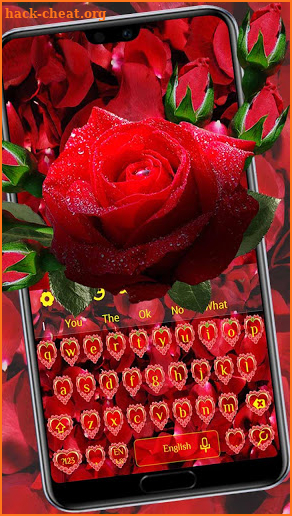 Red Rose Love Keyboard screenshot