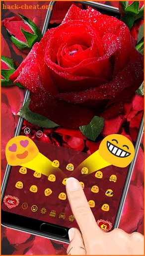 Red Rose Love Keyboard screenshot
