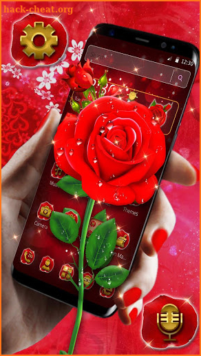 Red Rose Love Theme screenshot