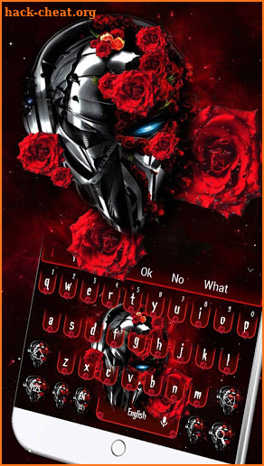 Red Roses Metal Skeleton Keyboard screenshot