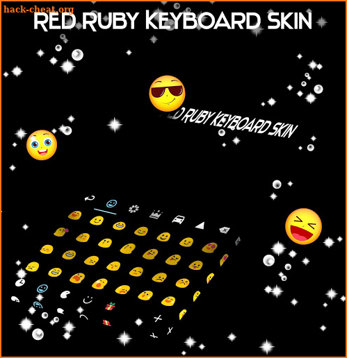 Red Ruby Keyboard Skin screenshot