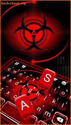 Red Sharingan Keyboard Theme screenshot