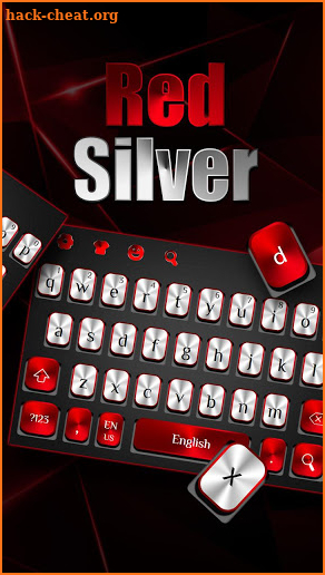 Red Silver Keyboard screenshot