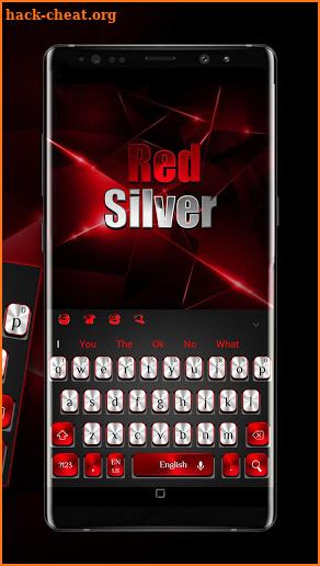 Red Silver Keyboard screenshot