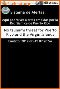Red Sismica de Puerto Rico screenshot