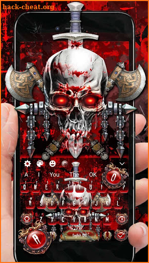 Red Skull Keyboard screenshot