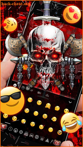 Red Skull Keyboard screenshot