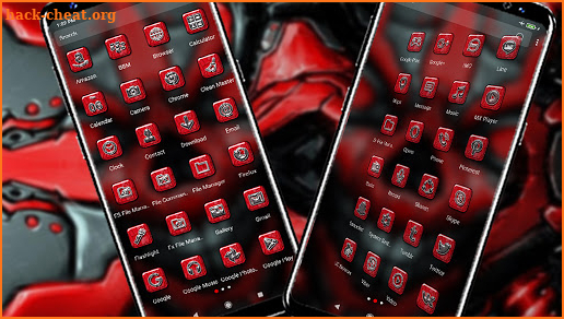 Red Skull Launcher Theme screenshot