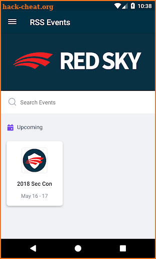 Red Sky Events screenshot