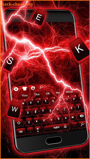Red Threads Flash Keyboard screenshot