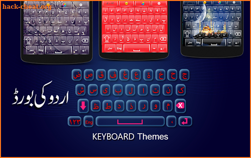 Red Urdu English keyboard 2019 - Emoji & themes screenshot