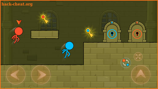 Red vs Blue Stickman: Ruins Escape screenshot