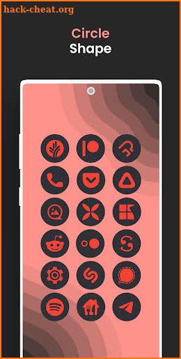 Red You Dark - Icon Pack screenshot